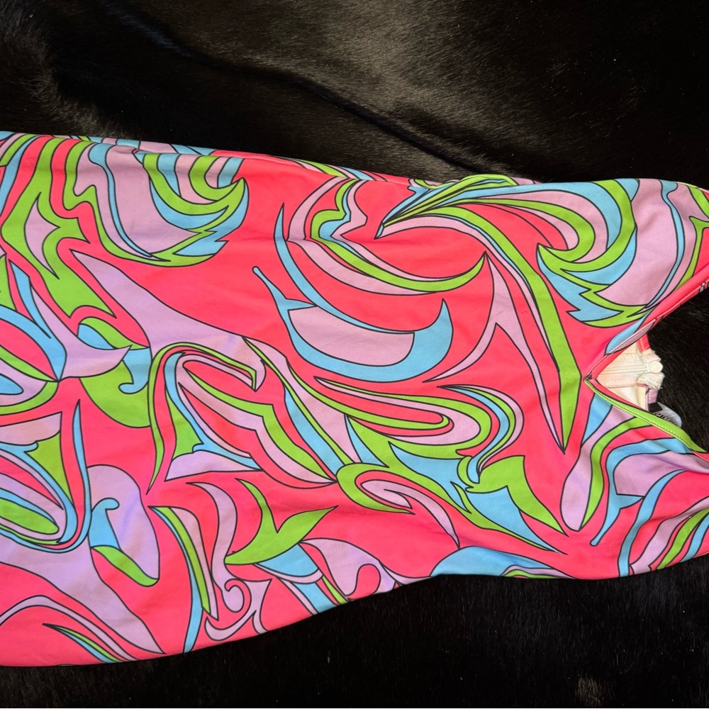 Pink and Green Tropical bodysuit